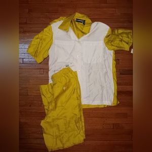 Dane Gilman 90s vintage silk set